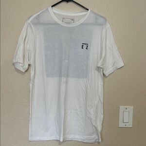 White Short Sleeve Men's Tee